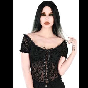 Killstar Vanquished Ruffle Shirt